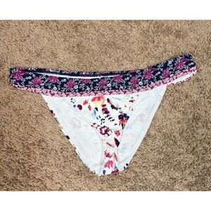 Lucky Brand Women’s Size Small Bikini Bottom Swimwear Boho Cottage Beach NWT